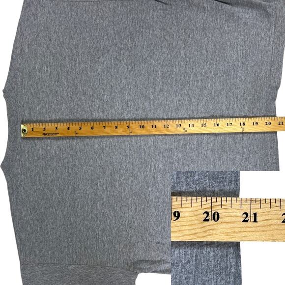 L.A.Sport Short Sleeve Gray Crew Neck Crop Top Flowers One Size Fits Most - Picture 6 of 8